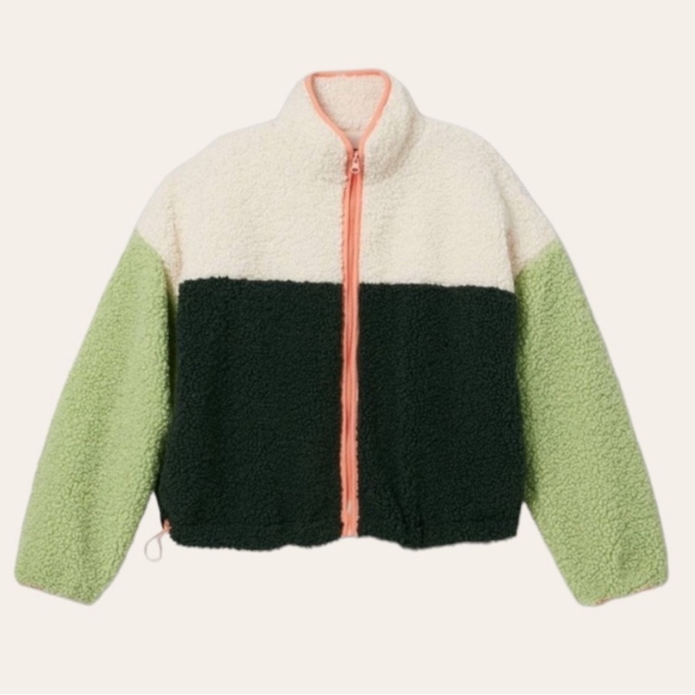 Wild Fable Color Blocking Zip Up Jacket